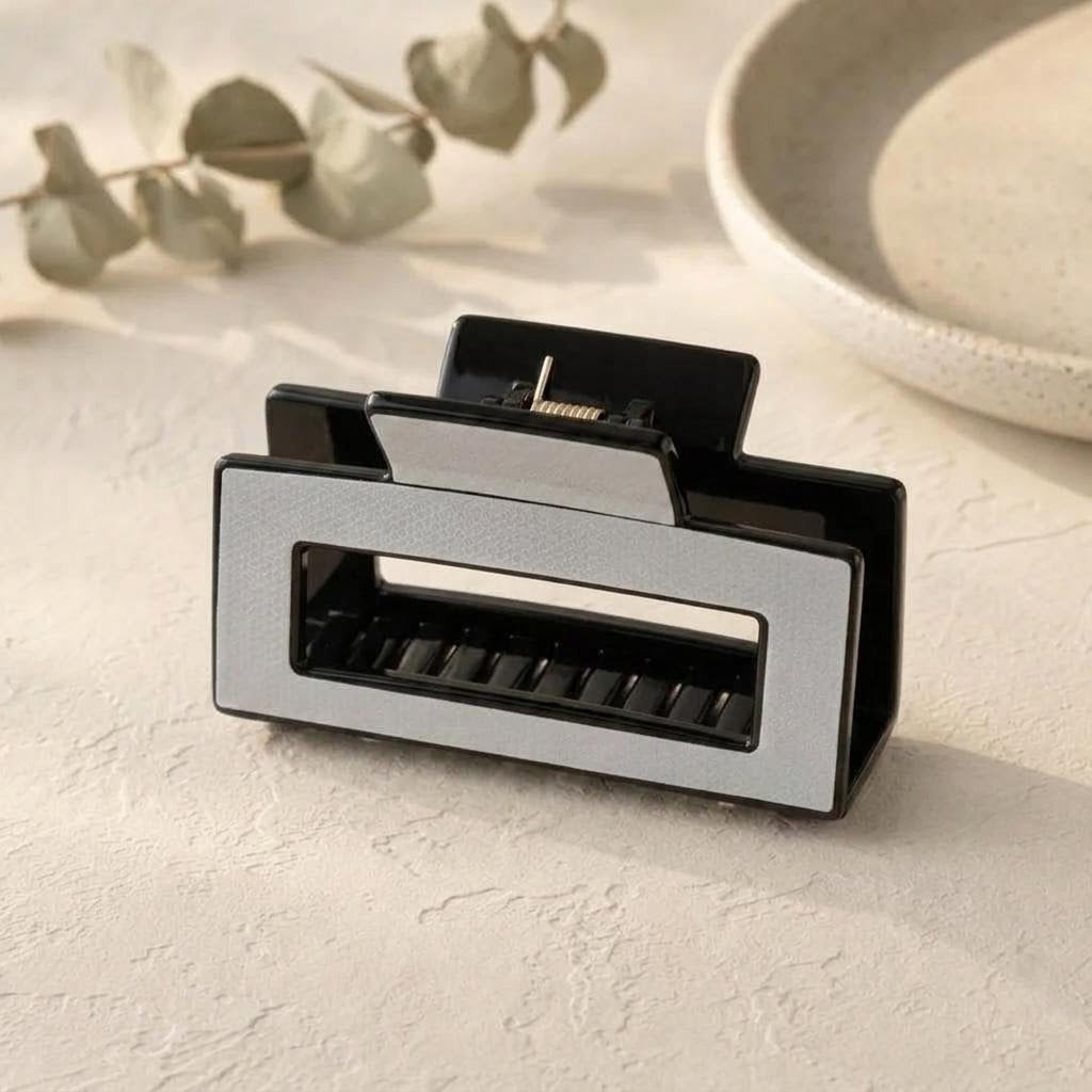 Reflective Hair Claw Clip in Black